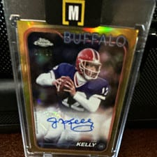 2024 Topps Chrome Chrome Legends Autographs Jim Kelly #CLA-JK card