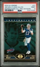 2024 Panini Illusions Inspirations Jim Kelly/Josh Allen #27