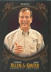 2021 Topps Allen & Ginter X Base Set Jim Koch #233 card
