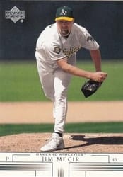 2002 Upper Deck Base Set Jim Mecir #72 card