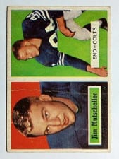1957 Topps Jim Mutscheller #103 card