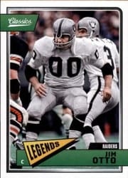 2018 Panini Classics Base Set Jim Otto #166 card