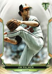 2019 Topps Triple Threads Base Set Jim Palmer #61 card