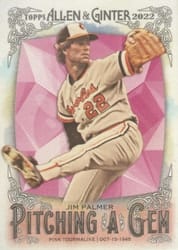 2022 Topps Allen & Ginter Pitching a Gem Jim Palmer #PAG-23 card