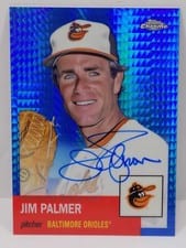 2022 Topps Chrome Platinum Anniversary Autographs Jim Palmer #CPA-JP card