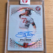 2022 Topps Pristine Autographs Jim Palmer #PA-JPA card