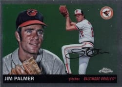2025 Topps Chrome Platinum Base Set Jim Palmer #306 card