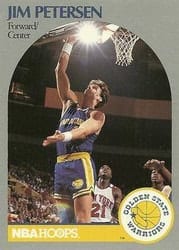 1990-91 Hoops Base Set Jim Petersen #117 card