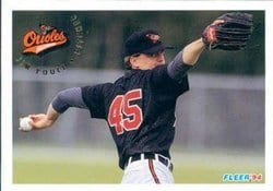 1994 Fleer Base Set Jim Poole #16 card