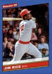 2020 Donruss Base Set Jim Rice #226 card