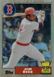 2021 Topps All-Star Rookie Cup Base Set Jim Rice #1 card