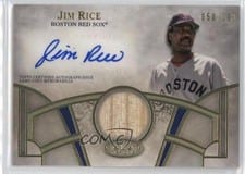 2021 Topps Tier One Autographed Relics Jim Rice #T1AR-JR card