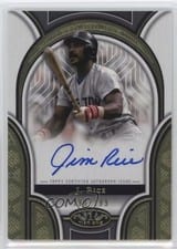 2023 Topps Tier One Prime Performers Autographs Jim Rice #PPA-JR card