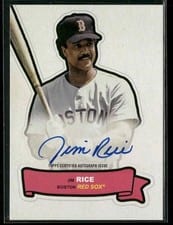 2024 Topps Archives 1968 Topps Action All-Stars Autographs Jim Rice #68AA-JR card