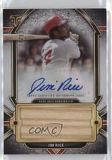 2024 Topps Triple Threads Autograph Single Jumbo Relics Jim Rice #AJR-JIM card