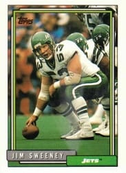 1992 Topps Base Set Jim Sweeney #543 card