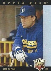 1993 Upper Deck Base Set Jim Tatum #13 card