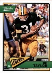 2018 Panini Classics Base Set Jim Taylor #156 card