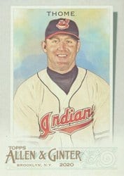 2020 Topps Allen & Ginter Base Set Jim Thome #61 card