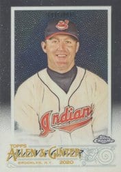 2020 Topps Allen & Ginter Chrome Base Set Jim Thome #61 card