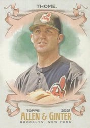 2021 Topps Allen & Ginter Base Set Jim Thome #255 card