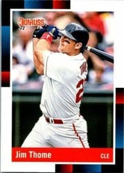 2022 Donruss Base Set Jim Thome #256 card