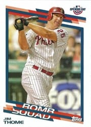 2022 Topps Opening Day Bomb Squad Jim Thome #BS-16 card