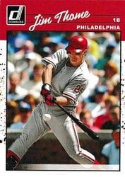 2023 Donruss Base Set Jim Thome #289 card