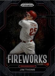 2023 Panini Prizm Fireworks Jim Thome #F18 card