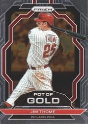 2023 Panini Prizm Pot of Gold Jim Thome #PG15 card