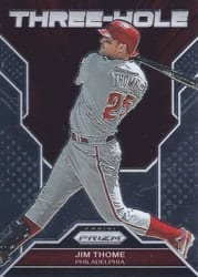 2023 Panini Prizm Three-Hole Jim Thome #TH8 card
