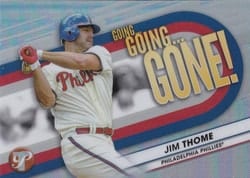 2023 Topps Pristine Going, Going Gone Jim Thome #GGG-18 card