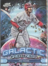 2024 Topps Cosmic Chrome Galactic Greatness Jim Thome #GG-3 card