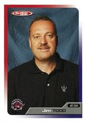 2005-06 Topps Total Base Set Jim Todd #416 card