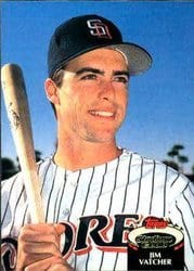 1992 Stadium Club Base Set Jim Vatcher #78 card