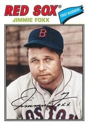 2018 Topps Archives Base Set Jimmie Foxx #156 card