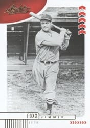 2020 Panini Absolute Base Set Jimmie Foxx #76 card