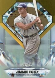 2022 Topps Chrome Update Diamond Greats Die-Cuts Jimmie Foxx #DGC-68 card