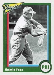 2023 Panini Chronicles Classics Jimmie Foxx #33 card
