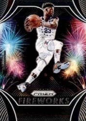 2019-20 Panini Prizm Fireworks Jimmy Butler #14 card