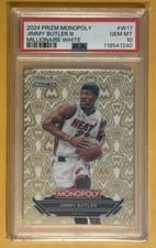 2024-25 Panini Prizm Monopoly Millionaire White Jimmy Butler III #W17 card