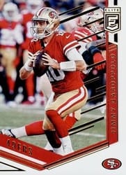 2018 Donruss Elite Base Set Jimmy Garoppolo #21 card