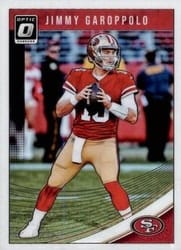 2018 Donruss Optic Base Set Jimmy Garoppolo #86 card