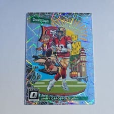 2018 Donruss Optic Downtown Jimmy Garoppolo #DT-8 card
