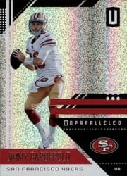 2018 Panini Unparalleled Base Set Jimmy Garoppolo #171 card