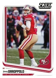 2018 Score Base Set Jimmy Garoppolo #287 card
