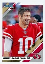 2019 Donruss Base Set Jimmy Garoppolo #219 card