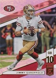2019 Donruss Elite Base Set Jimmy Garoppolo #44 card