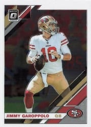 2019 Donruss Optic Base Set Jimmy Garoppolo #85 card