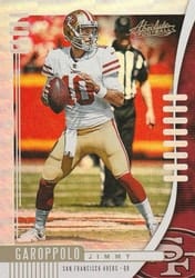 2019 Panini Absolute Base Set Jimmy Garoppolo #94 card